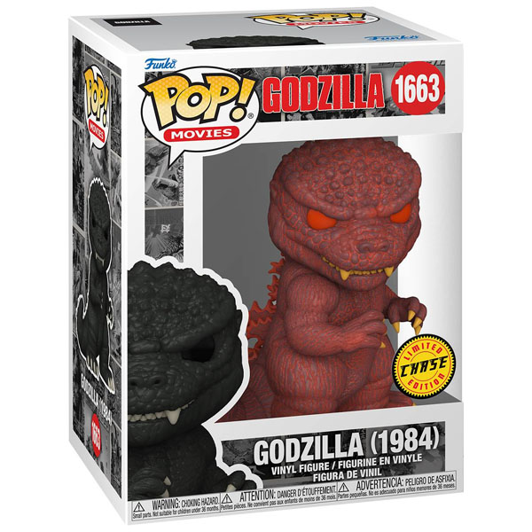 Funko POP #1663 Godzilla 70th Anniversary Godzilla 1984 Fire Damage Chase Figure